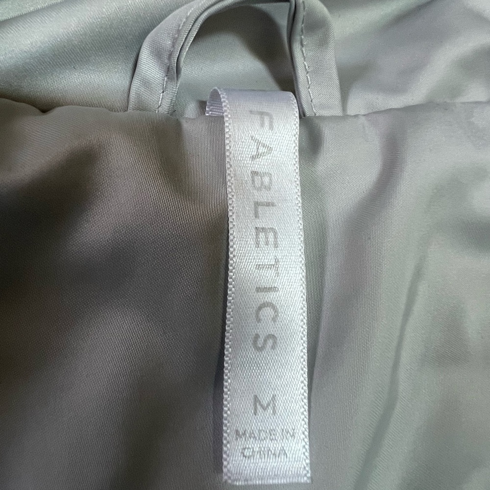 Fabletics Light Gray Utility Jacket - image 2